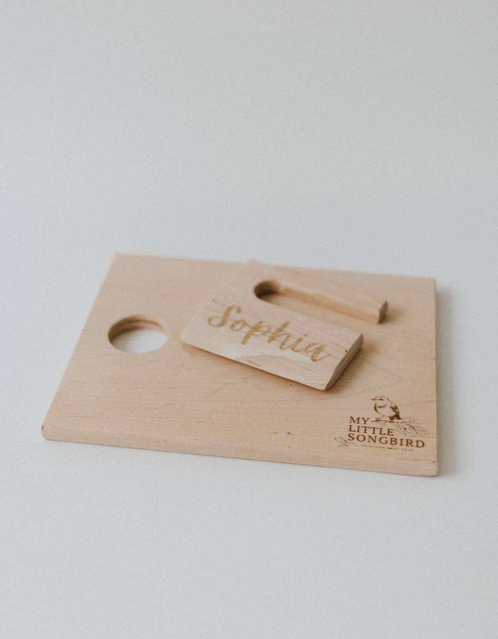 My Little Songbird - Wholesale Wood Toy - Kids - Wooden Cutting board with fruit and vegetable knife6