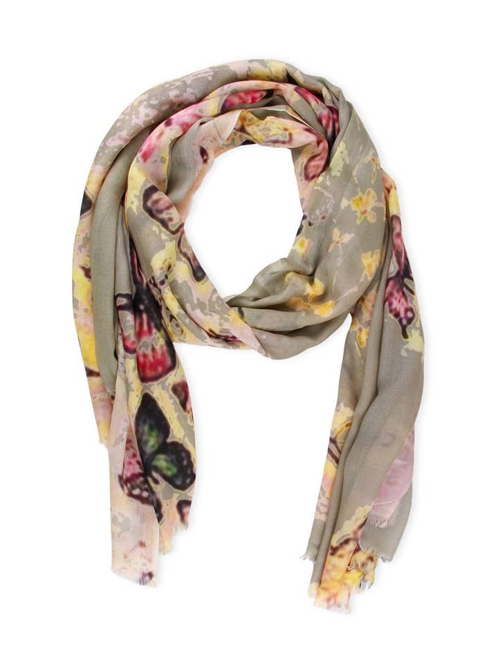 Écharpe papillon multicolore pour la vente par SAACHI