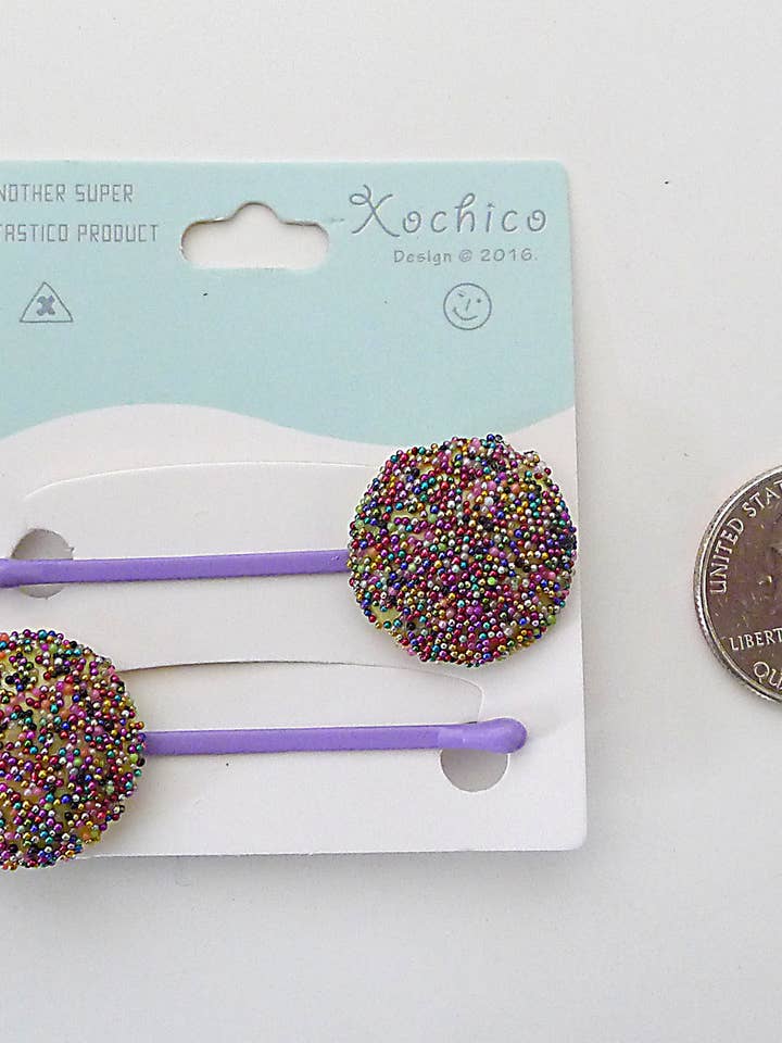 Pan Dulce Bobby Pins for wholesale by Xochico