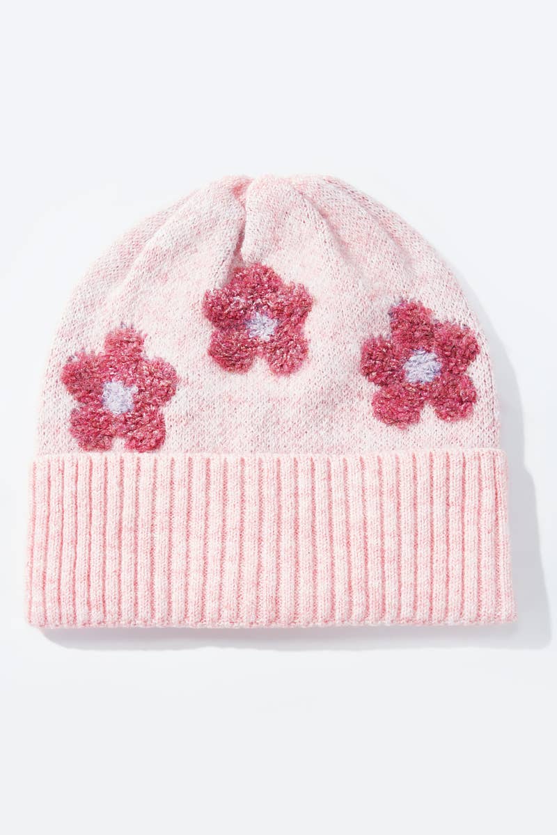 BYREN | ÉLINE L'ATELIER - Wholesale Beanie - Women's - Floral Wool Beanie MJ206SD0