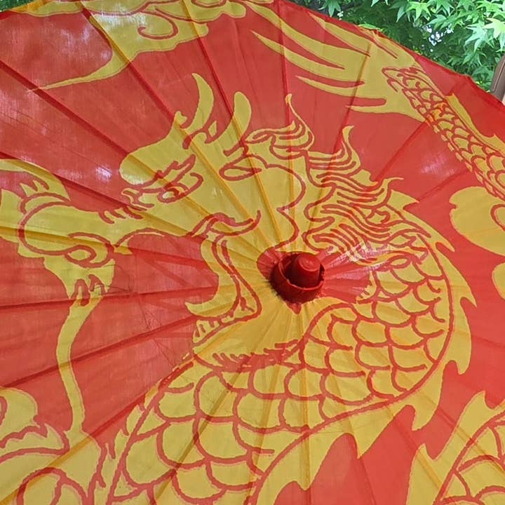 Fiona Accessories - Wholesale Umbrella - Unisex - Dragan Oriental Asian Style Parasol 2 Style 21.50"2