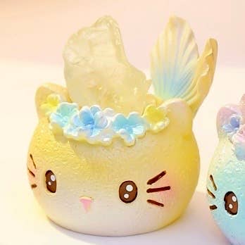 BCmini - Vente Figurine décorative - 71309 Boîte Mystère Chat Sirène en Cristal-816