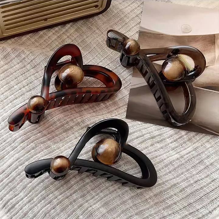 LadyJuneAccessories - Wholesale Hair Clip - Women's - Premium Tortoiseshell Hair Claw Clip, Hair Accessories
