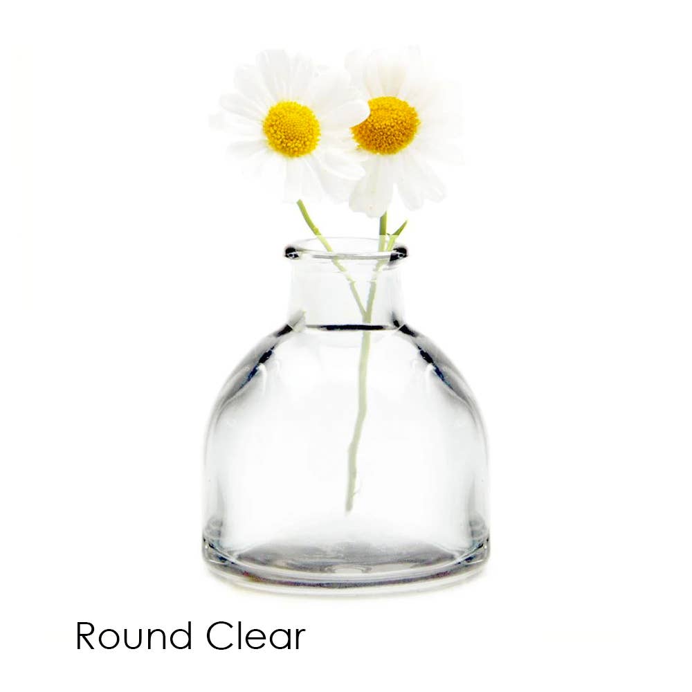 Chive - Wholesale Vase - Loft  Colorful Transparent Bud Vase Set Oval, Round, Square6