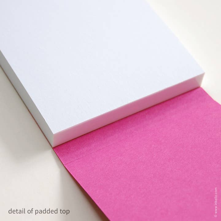 Inkello Letterpress - Wholesale Notepad - Gingham Notepad (#340)4