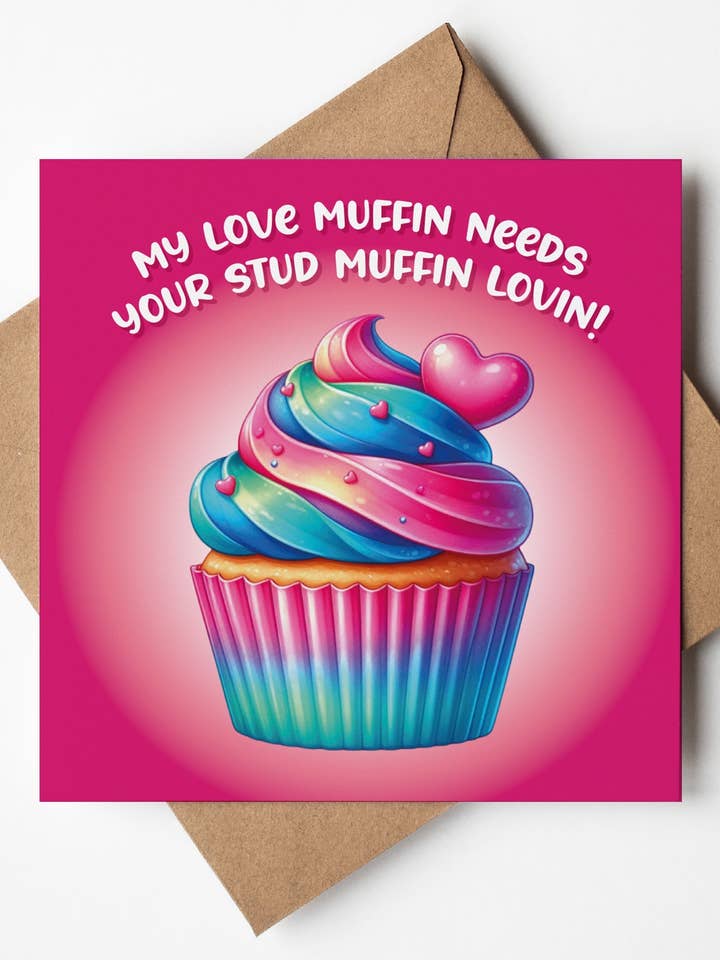 Ma carte Mon petit chou d'amour (paquet de 6) pour la vente par Sweary Card Lady