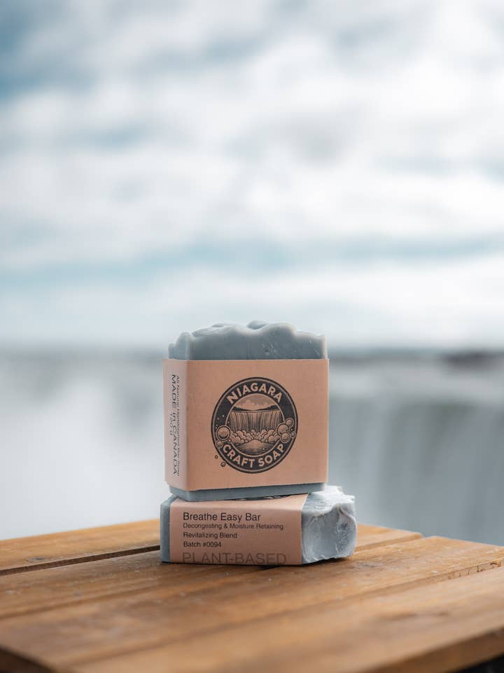 Breathe Easy Bar for wholesale by Niagara Craft Soap