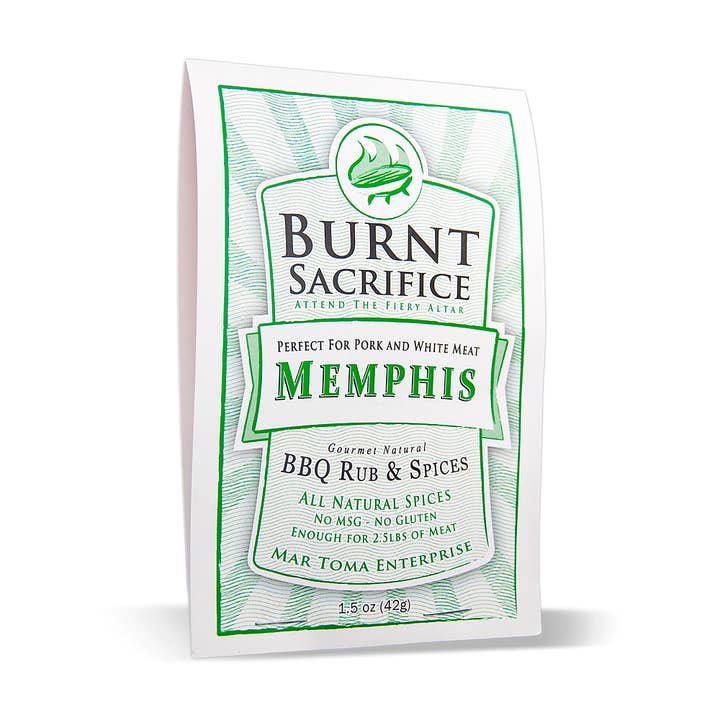 Memphis Spice Rub - Engangsbrug for engroshandel hos Burnt Sacrifice