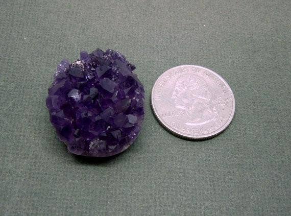 Rock Paradise - Wholesale Spiritual Stone/Crystal - Crystal Flat Back Amethyst Cluster (11BROWNSHELF-124)1
