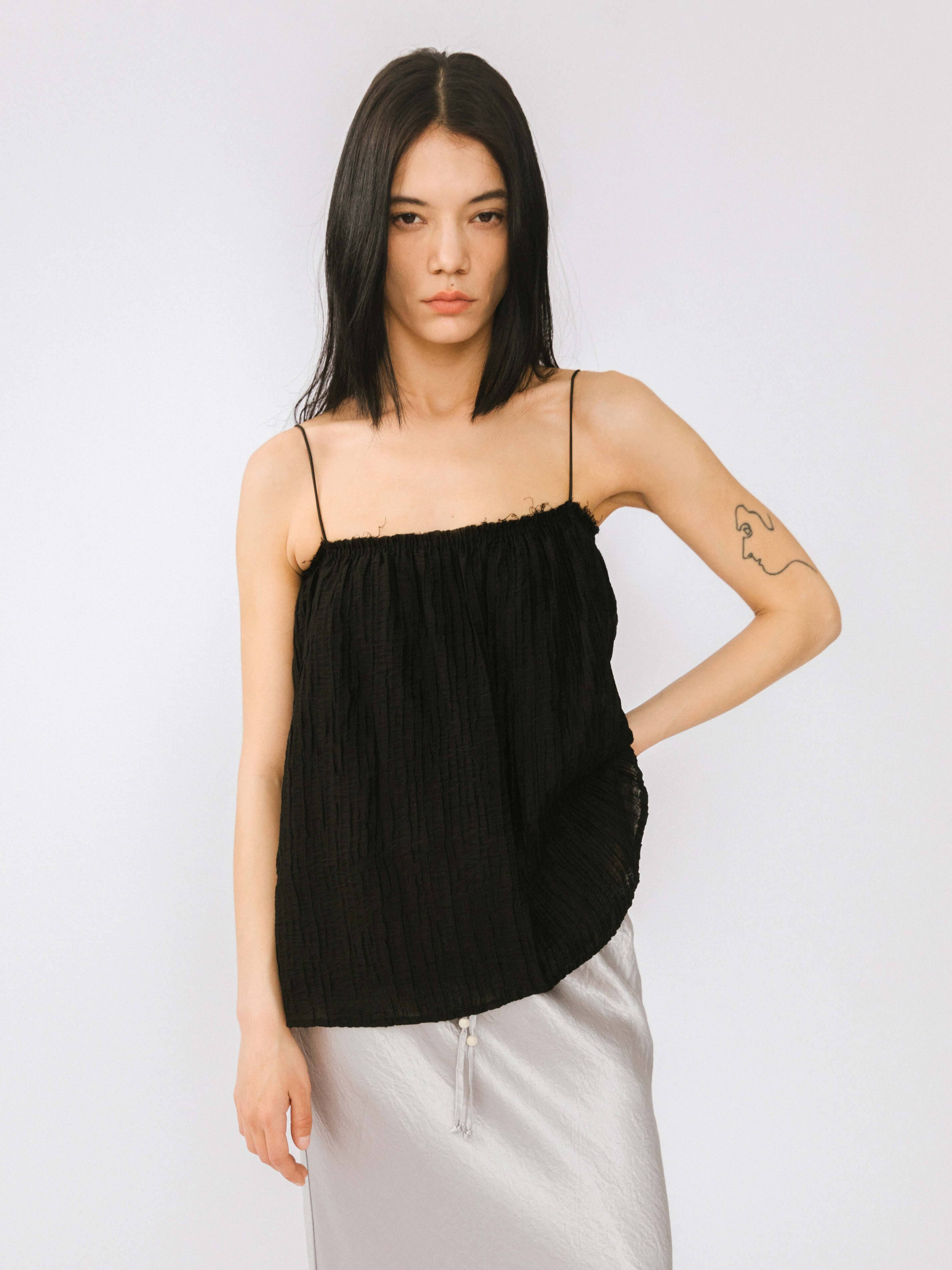 CUBIC - Wholesale Blouse - Women's - Spaghetti Strap A-line Top11