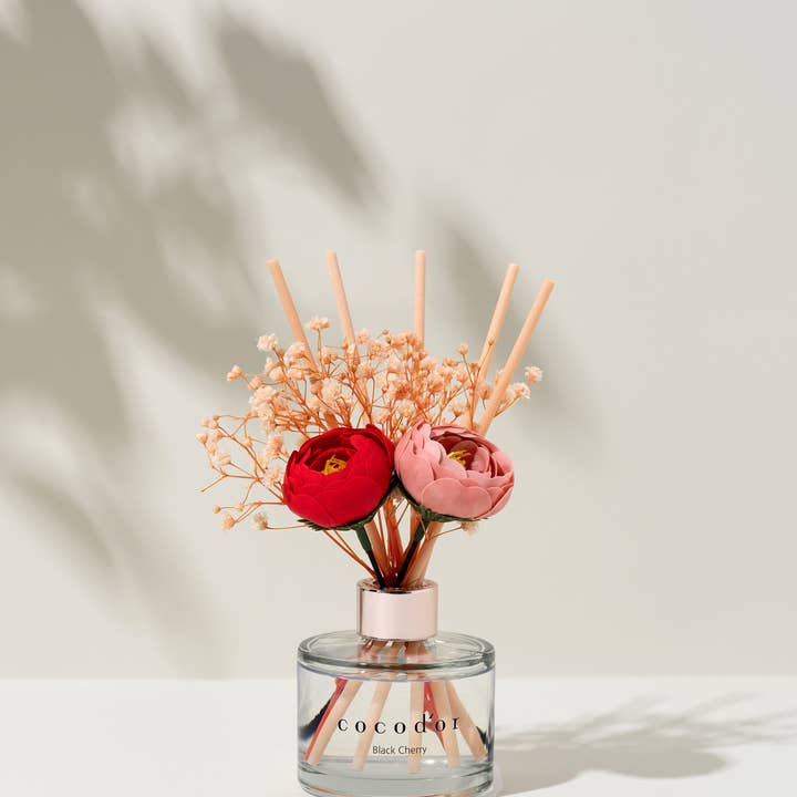 Cocodor Italy srl - Wholesale Reed Diffuser - Cocodor Camelia Diffuser 200ml(6.7oz) Black Cherry Fragrance