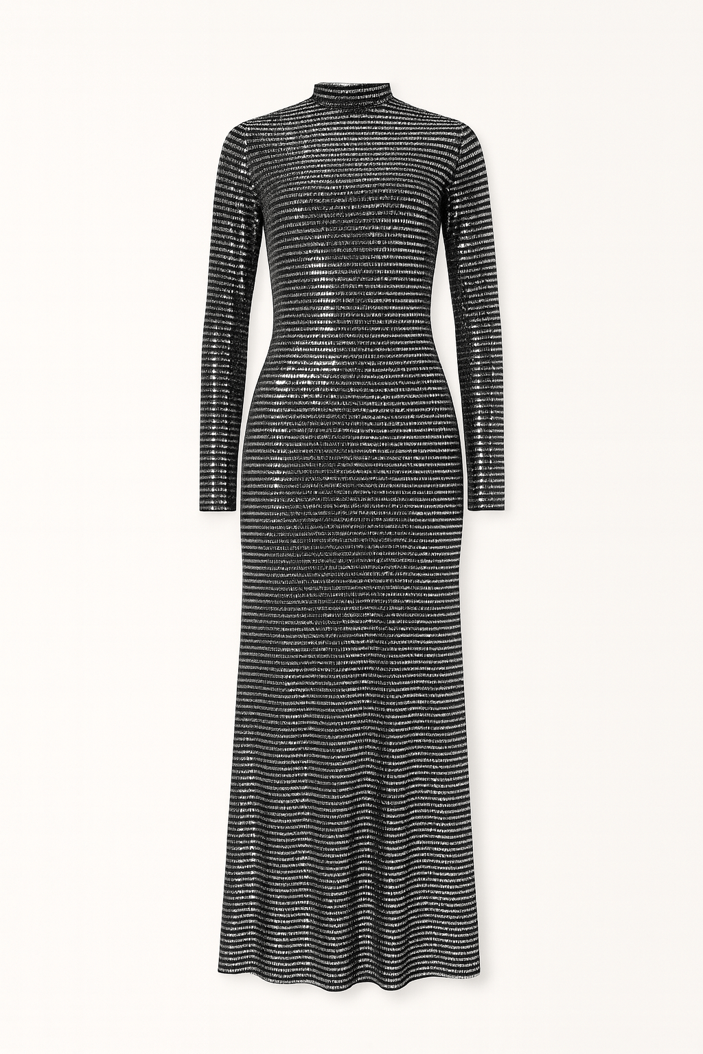 AVINCI – wholesale Dress – Women's – Metallic Sequin Full-Length Silhouette Fit Maxi Dress2