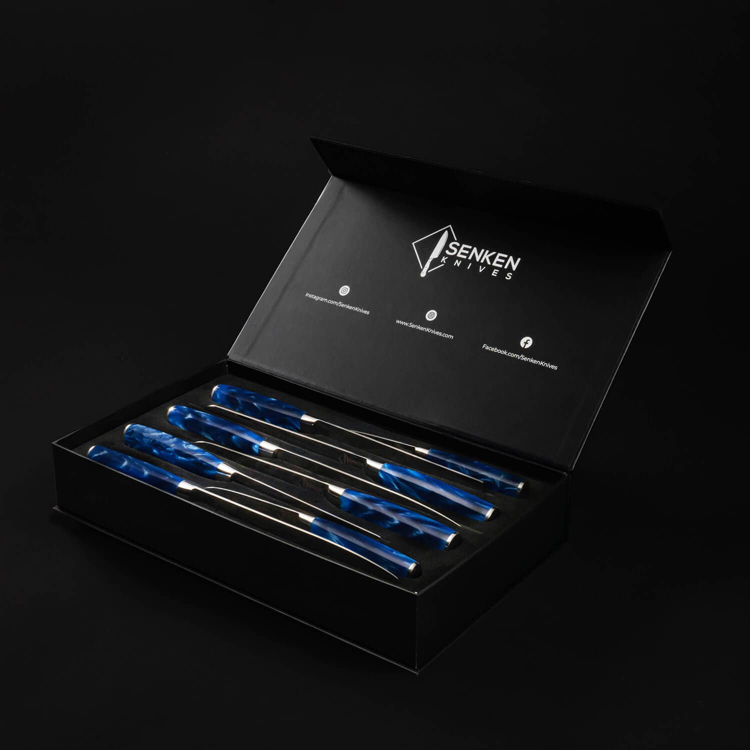 Senken Knives - Vendita all'ingrosso Set di coltelli - Set completo di coltelli da chef giapponesi «Cerulean» da 16 pezzi7