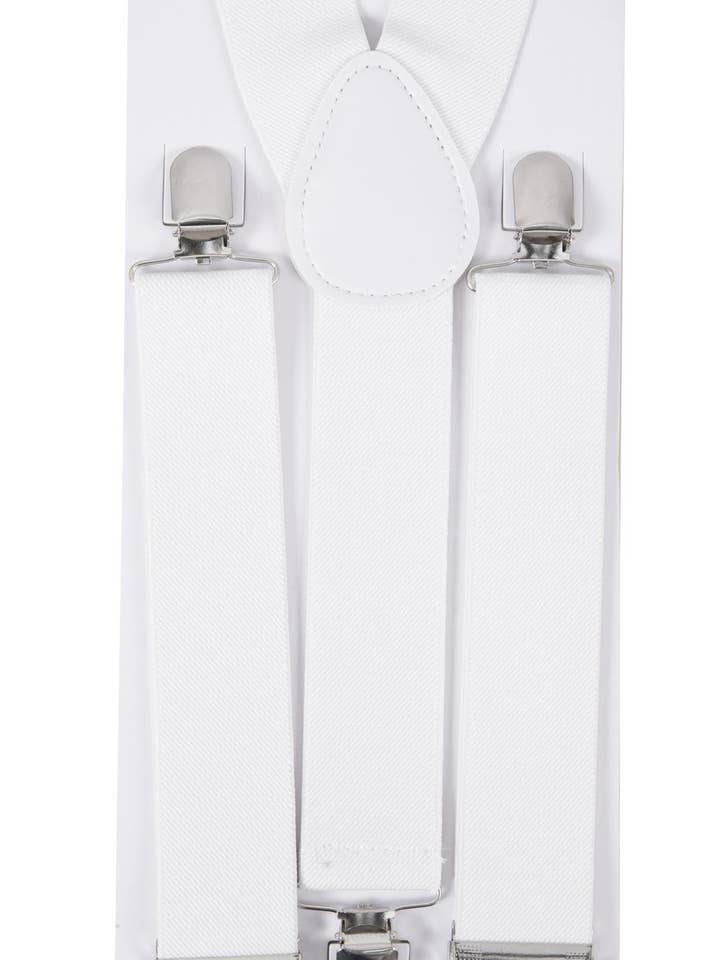 P'tit Clown - Wholesale Costume - Unisex - Suspenders - White0
