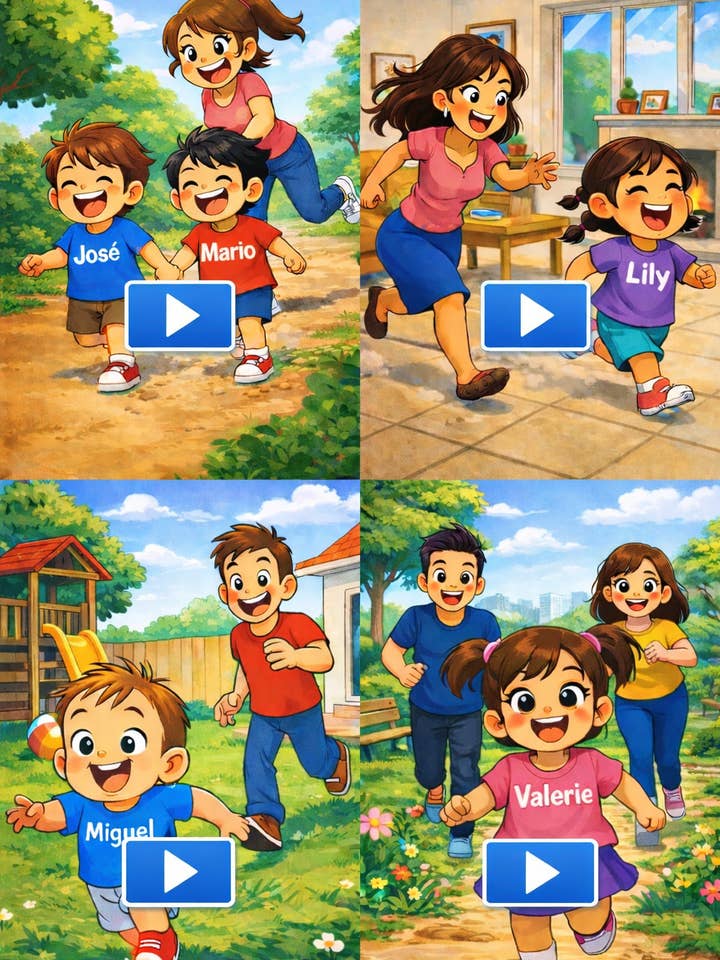 Video personalizado animado - niño/a con nombre (8 segundos) for wholesale by AZUCENA