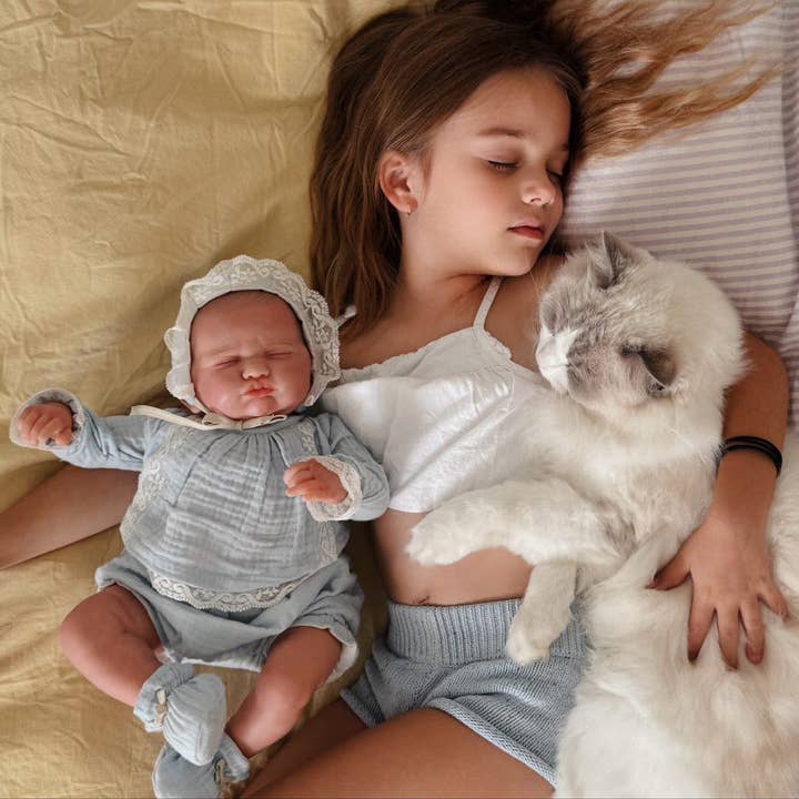 Dolls and Accessories - Wholesale Doll – Kids - Reborn Doll | Weighted & Hand Painted Soft Vinyl | Limited Edition | Mateo | Blue14