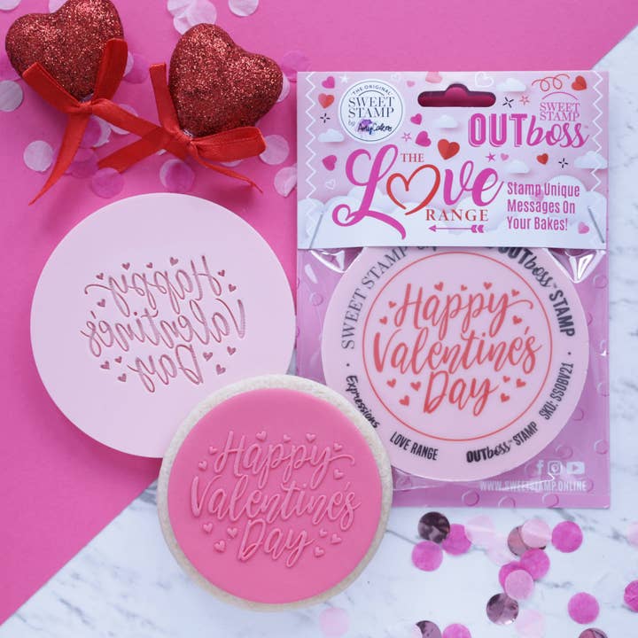 OUTboss Love - Elegant Happy Valentines Day - Regular Size for wholesale by Sweet-Stamp