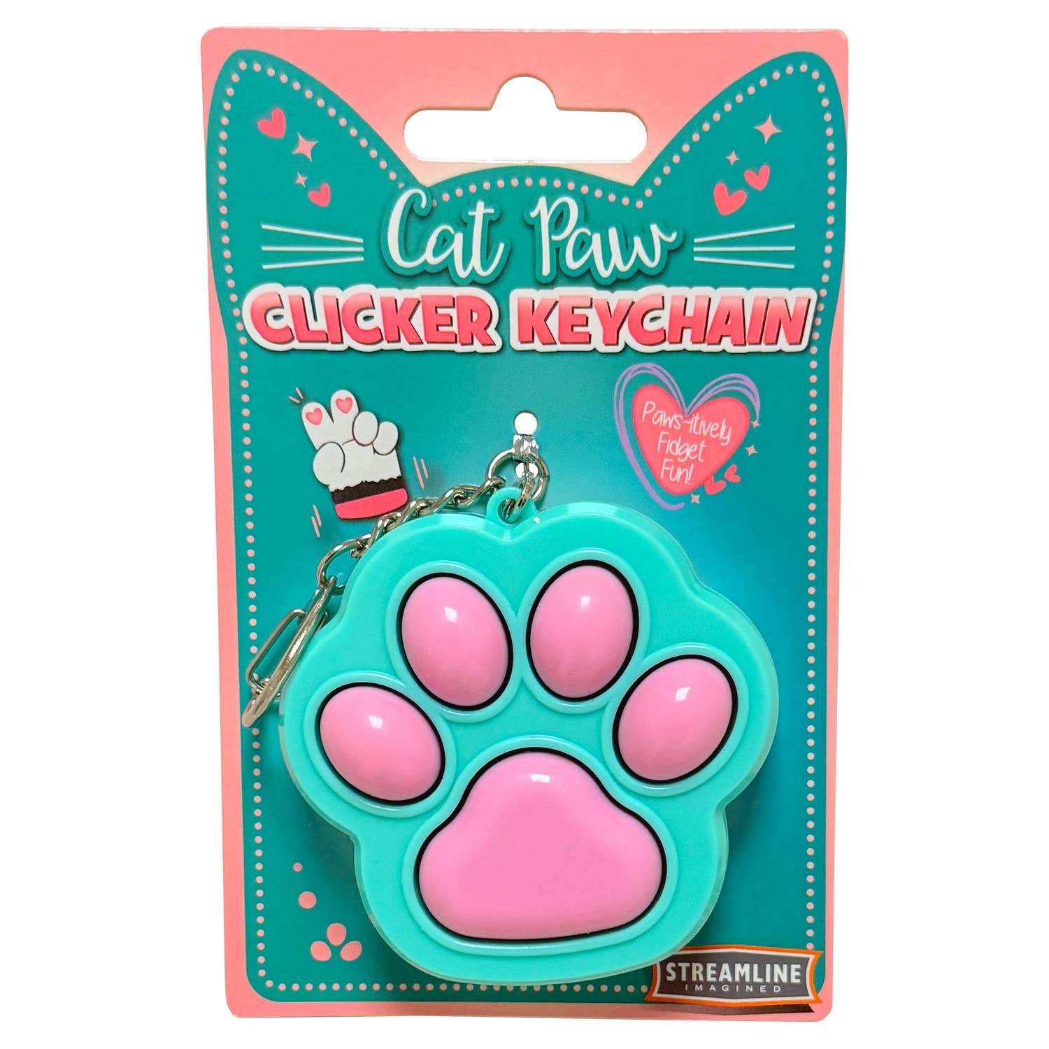 Streamline - Wholesale Keychain - Unisex - Paw Print Clickers Keychain1