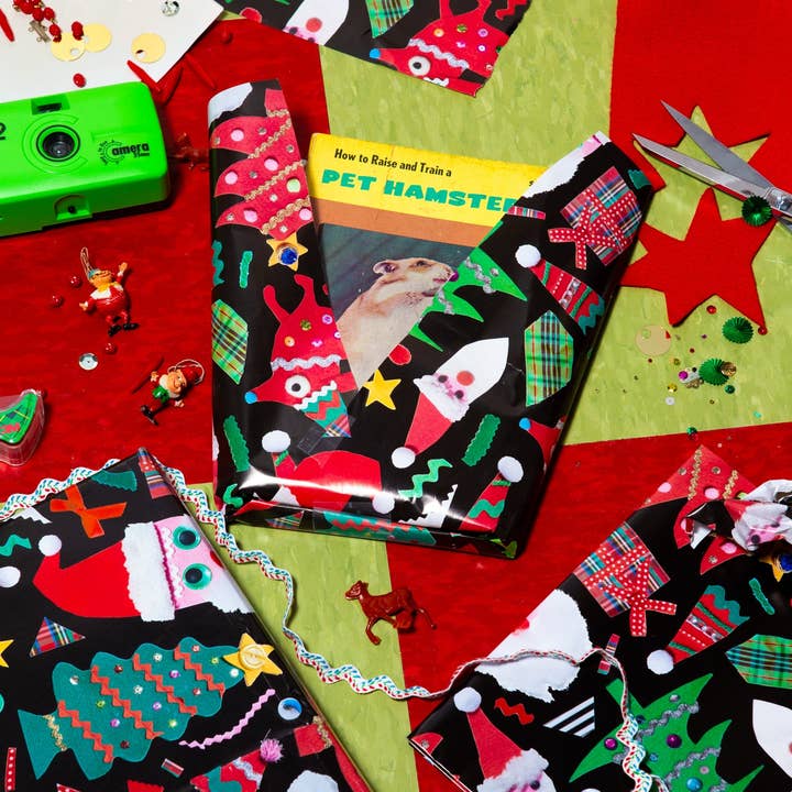 gentle thrills - Wholesale Flat Wrap - crafty christmas giftwrap1