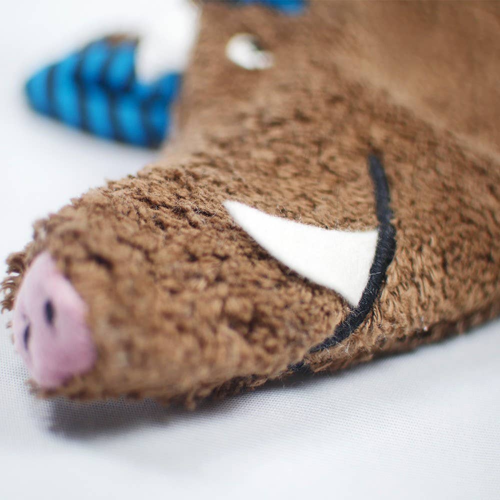 Pat & Patty - Vendita all'ingrosso Peluche - Bambini e neonati - Pad riscaldante ecologico per bambini « cinghiale », marrone/SCKB-71