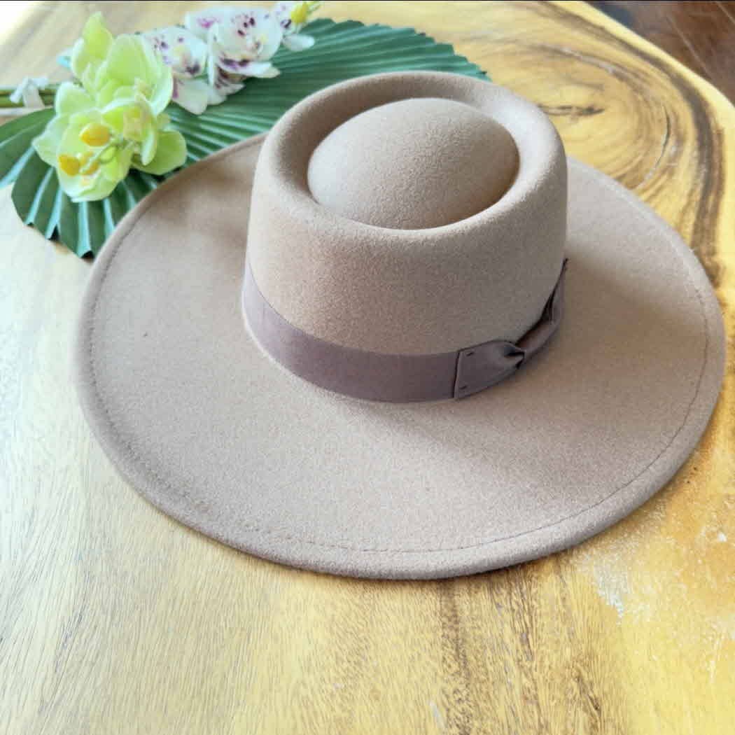 Queens INC - Vente Canotier – femme - Chapeau canotier à large bord - Ruban gros-grain assorti16