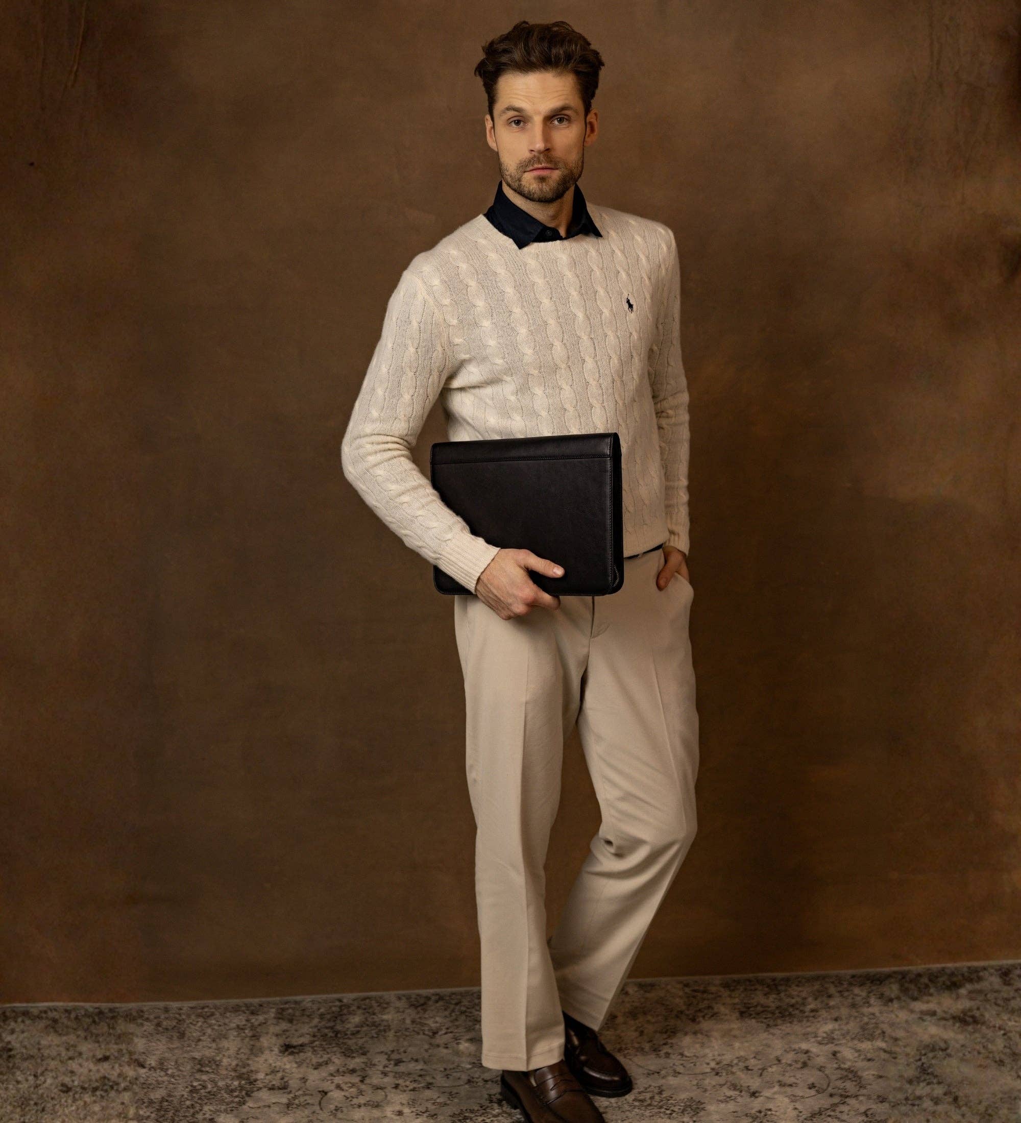 Time Resistance – wholesale Mappar – Lädermapp för A4-dokument - Candide59