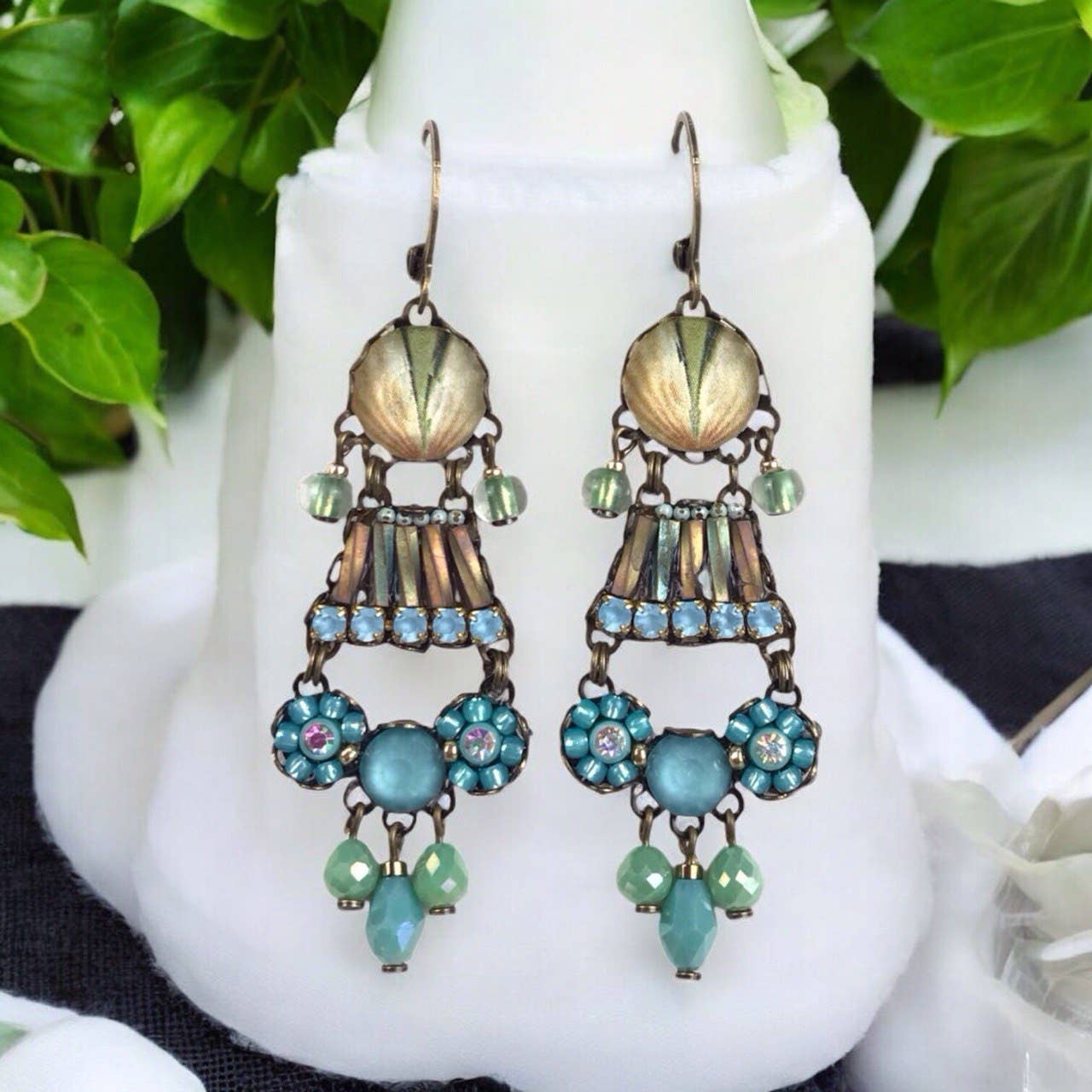 melizijewelry - Wholesale Dangle Earrings - Handmade crystal earrings Senda collection1