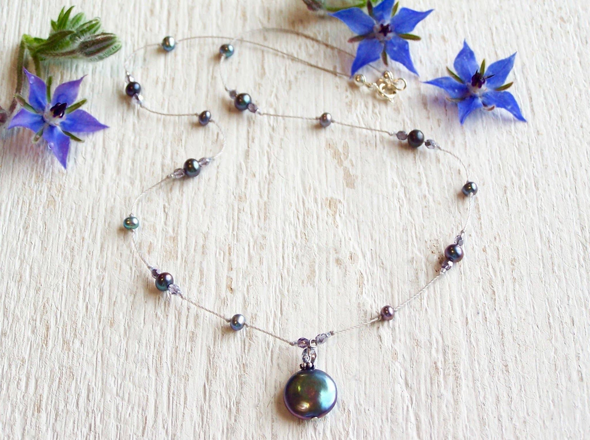 Jo Bird Jewelry - Wholesale Beaded/Pearl Necklace - Knotted Pearl Necklace - Center Yourself Necklace2