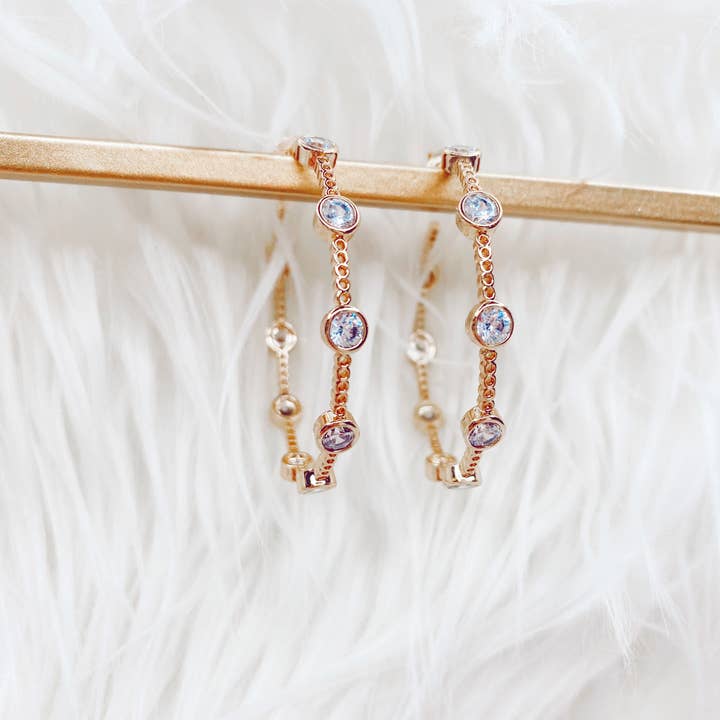 Taylor Shaye Designs - Wholesale Dangle Earrings - Meghan Hoops1