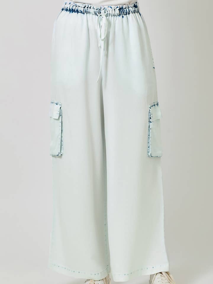 Mystree - Wholesale Pants - Women's - 60938 Tencel Wide Leg Cargo Pants