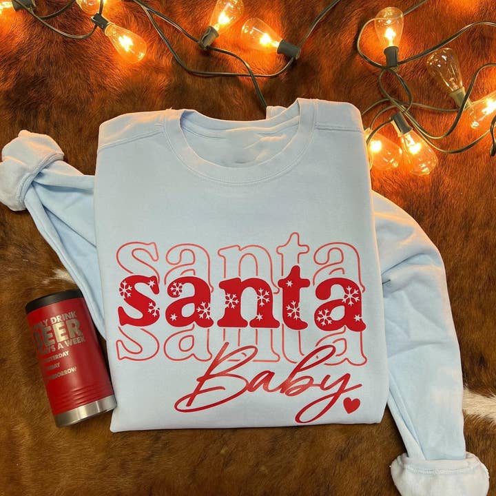 Puff pour bébé Père Noël pour la vente par Great Tees