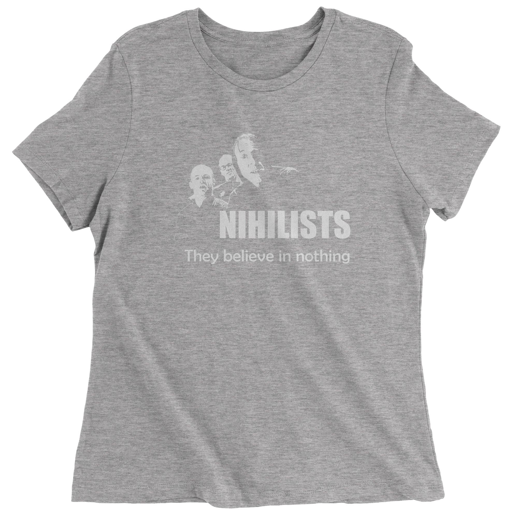 Ferocitees - Wholesale Screen Printed T-Shirt - Women's - Nihilists Lebowski Women's T-Shirt2