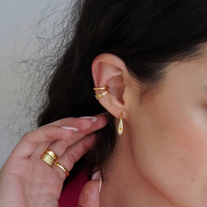 Junk Jewels Ltd - Wholesale Cuff/Wrap Earrings - Molten Ear Cuff