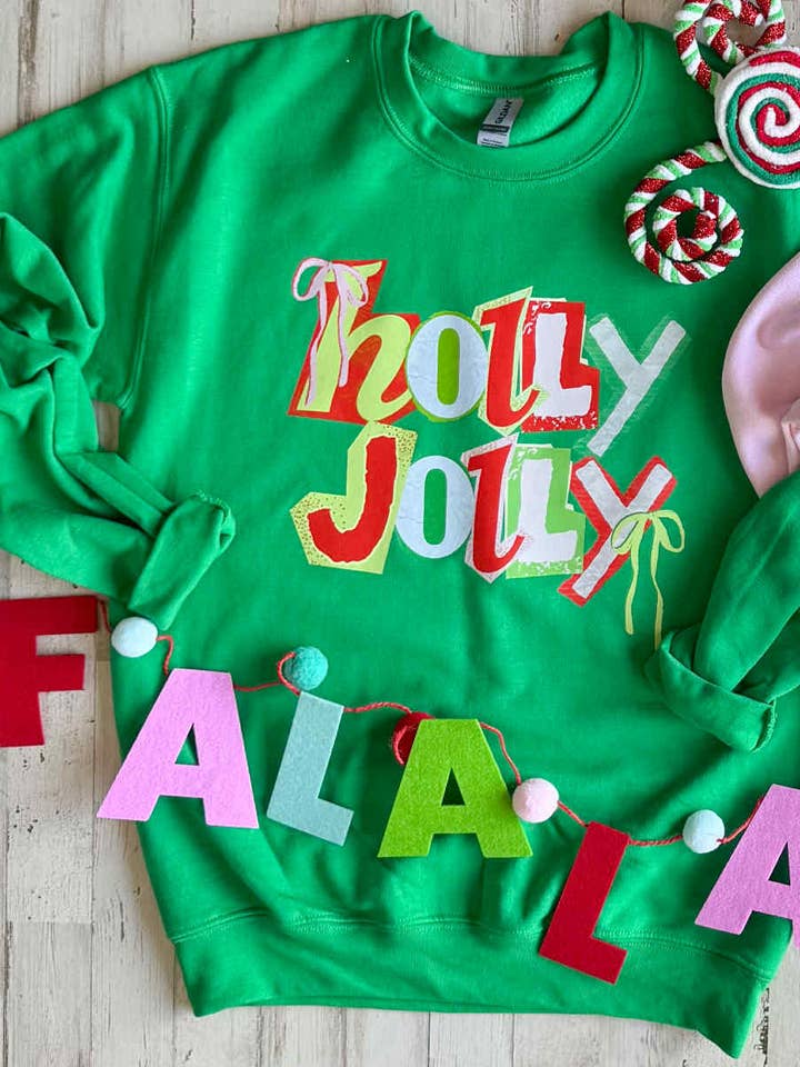 Holly Jolly Sweatshirt för wholesale av Alabama Threads