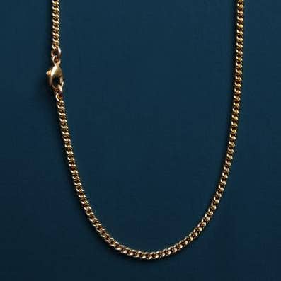We Are All Smith - Wholesale Pendant/Charm Necklace - Vermeil Gold Cross on 14k Gold Filled Curb Chain