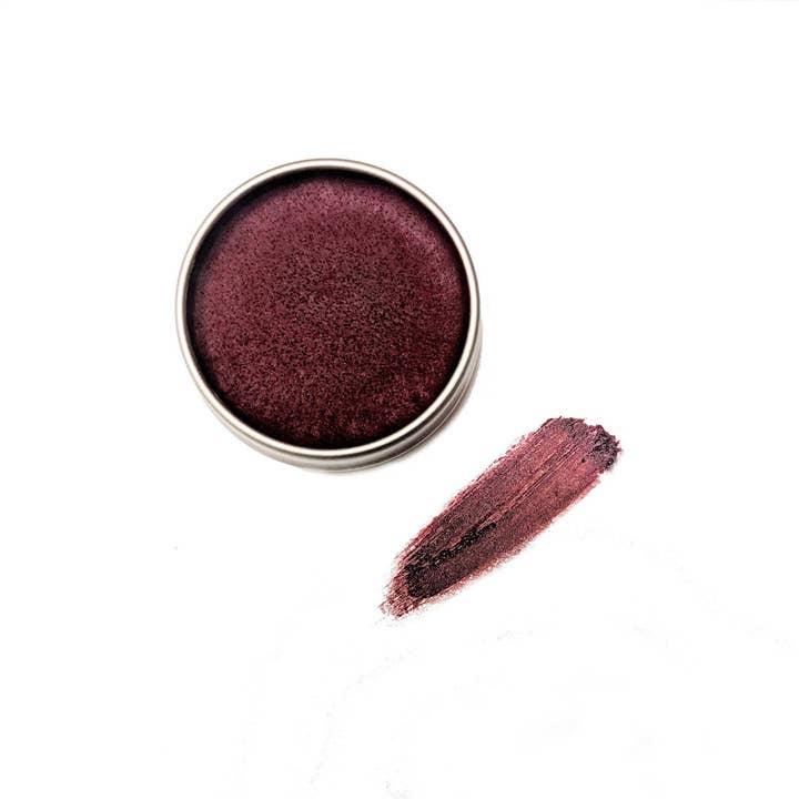 Plum Purple Natural Vegan Lipstick, Zero Waste Makeup for wholesale by Clean-Faced Cosmetics