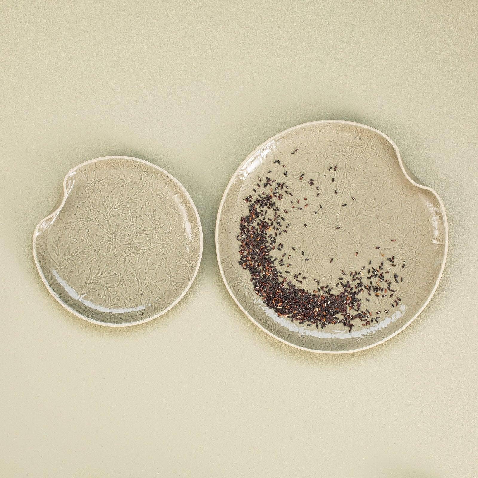 Nugu Handicrafts Inc. - Wholesale Platter - Turning Medium Serving Platter Vastra (Set of 2)4