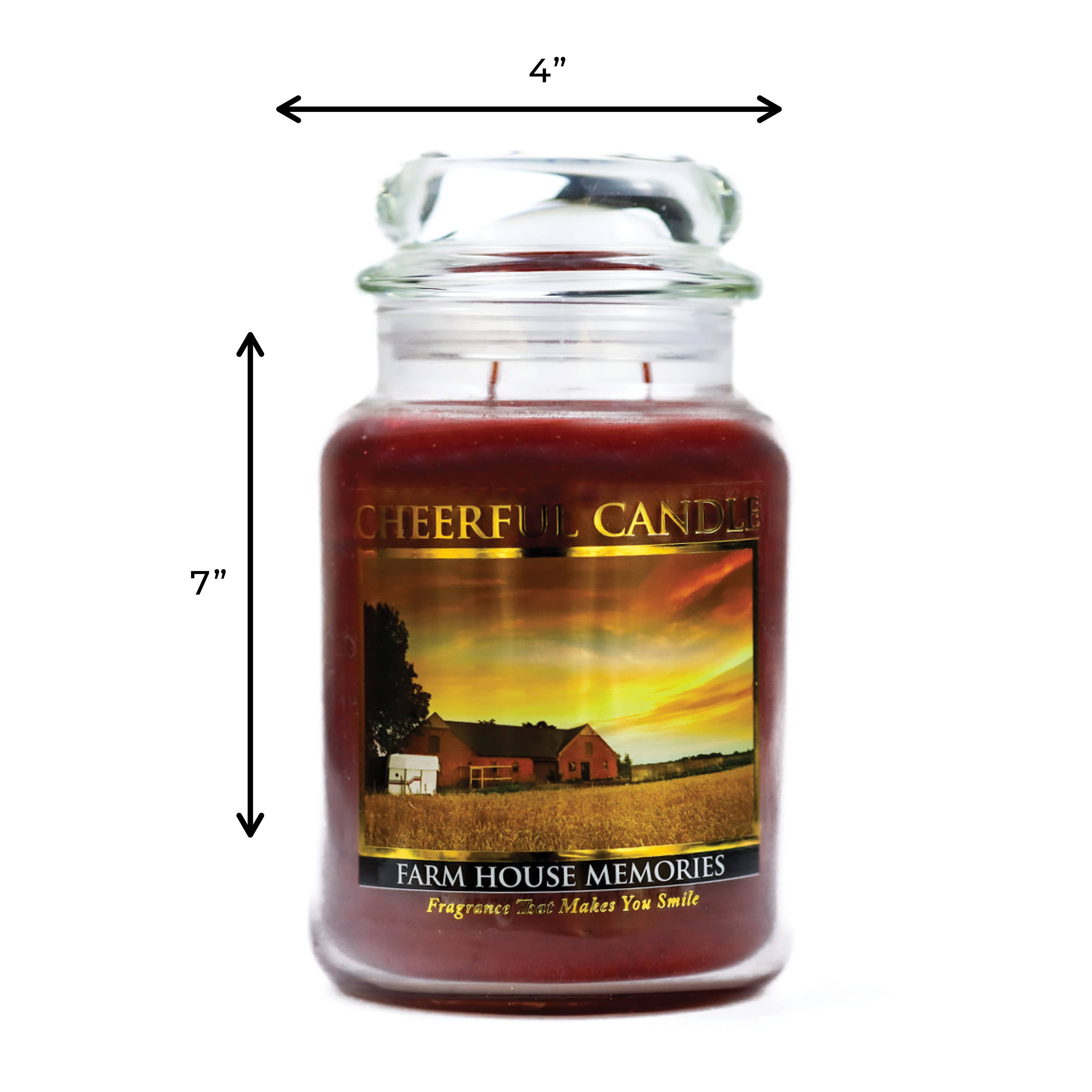 A Cheerful Giver - Wholesale Jar/Filled Candle - Cheerful Candle (24oz.) – Farm House Memories4