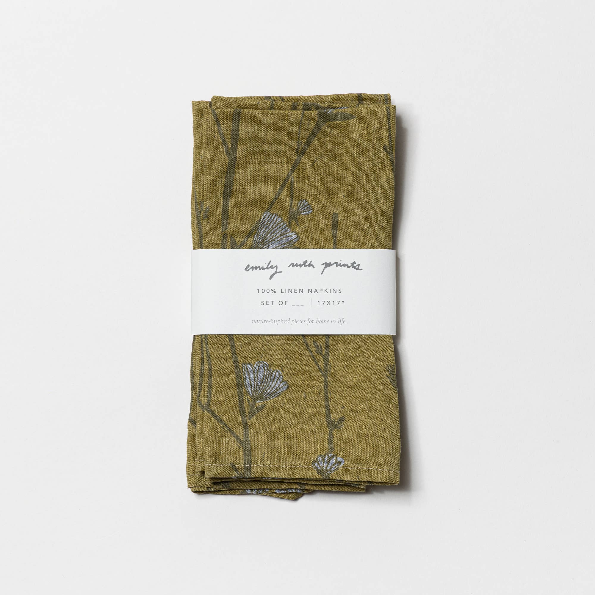 emily ruth prints - Wholesale Dinner & Cloth Napkin - Linen napkins (Set of 2)6