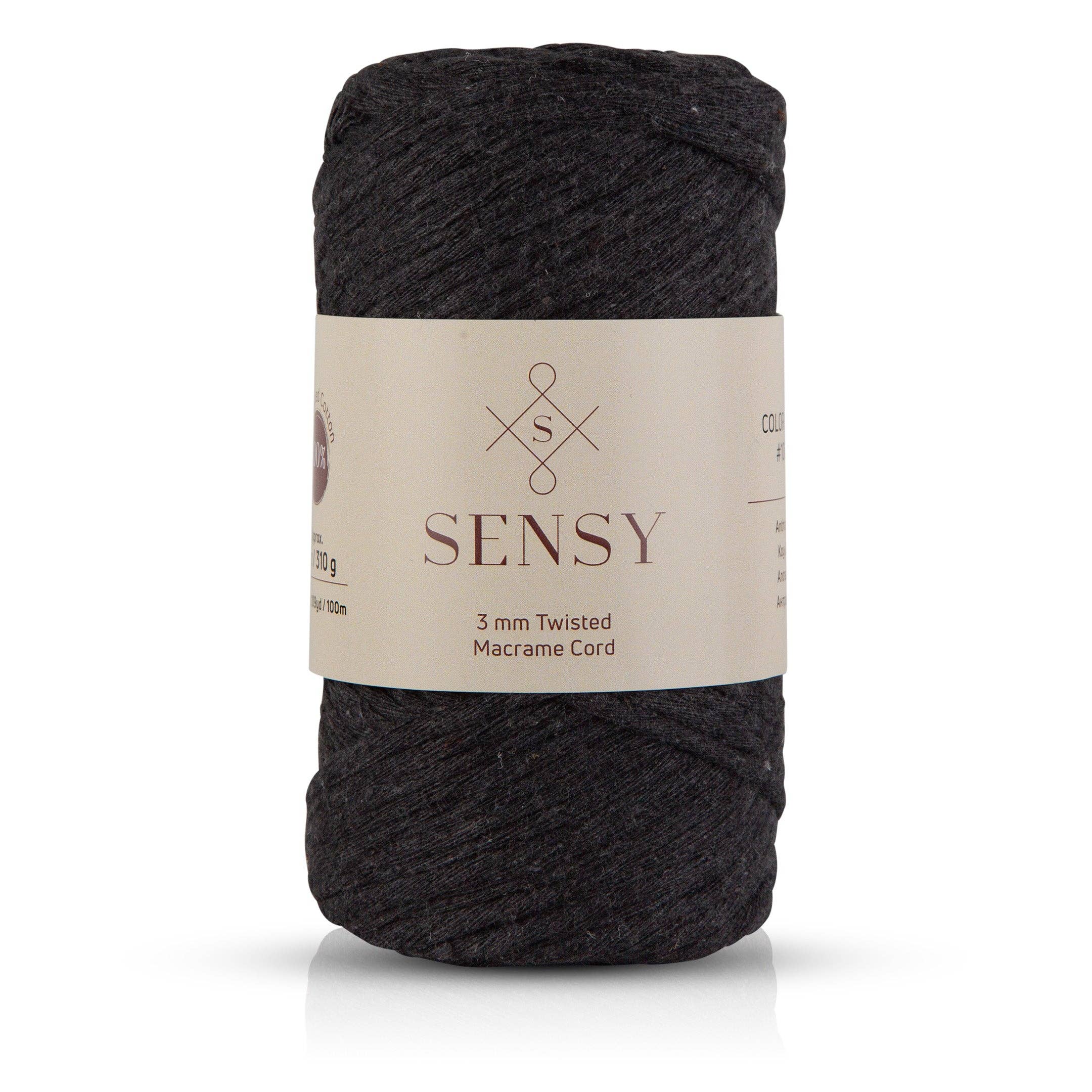 Sensy - Wholesale Yarn - Sensy Premium 3mm - 109 Yards 100% Recycled Cotton Single Strand Macrame Cord10