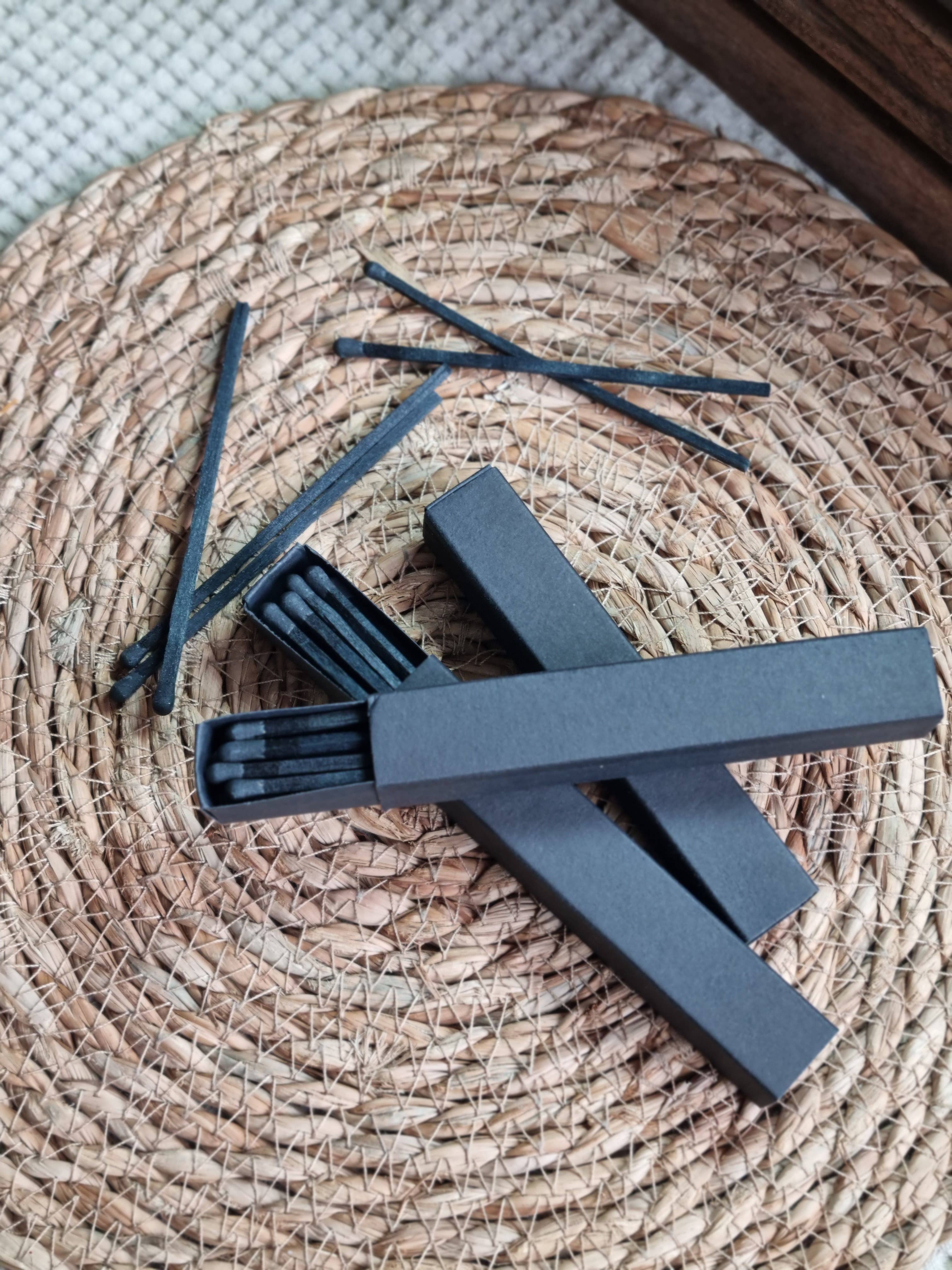 JaaM – wholesale Matches – Extra Long Black Candle Safety Matches 10cm With Box 1