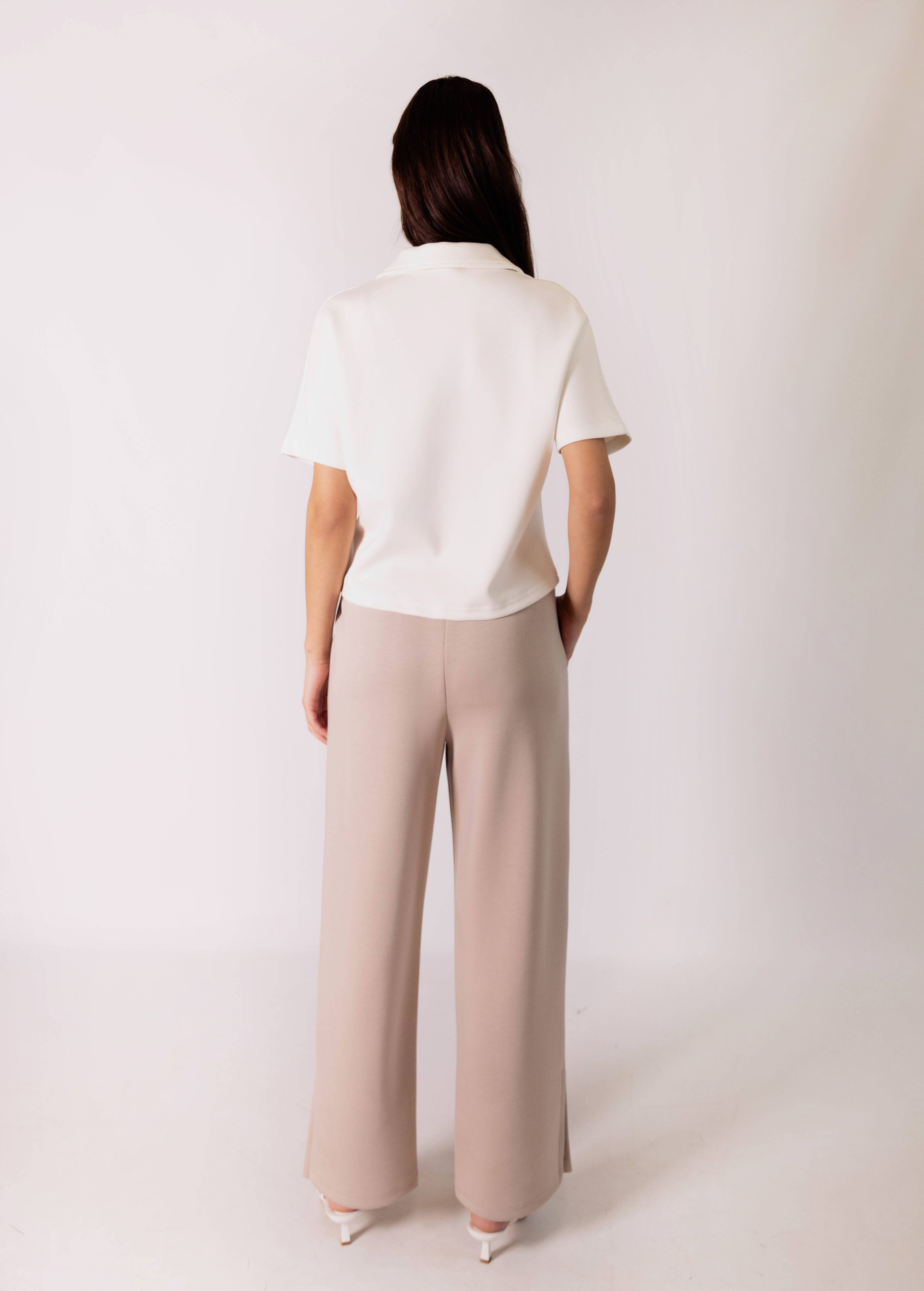 P. CILL - Wholesale Knit Top - Women's - P. CILL Butter Modal Short Sleeve Quarter Zip Top26