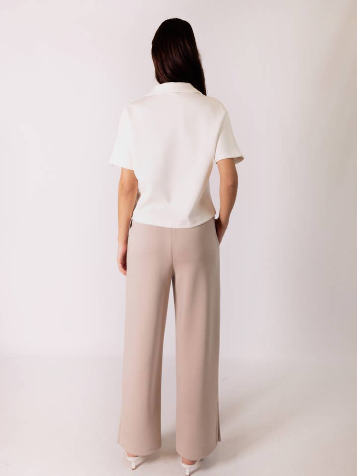 P. CILL - Wholesale Knit Top - Women's - P. CILL Butter Modal Short Sleeve Quarter Zip Top26