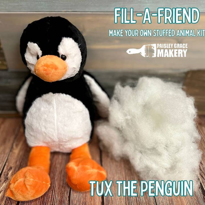 Tux le pingouin 16" Construisez votre propre peluche S120 pour la vente par Paisley Grace Makery