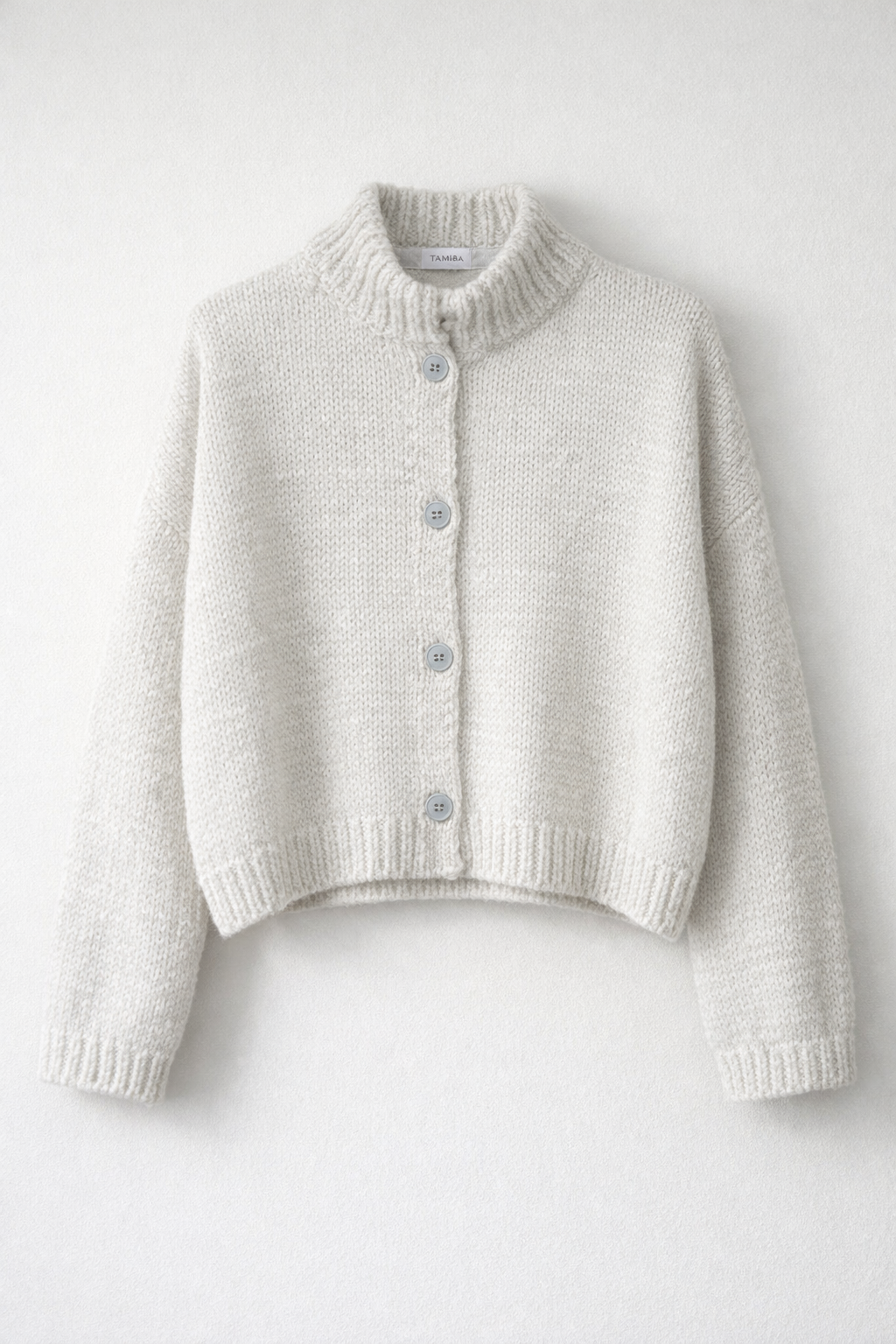 TAMBA – wholesale Kofta - Dam – Angora alpacka kofta med ståkrage och knappslå15