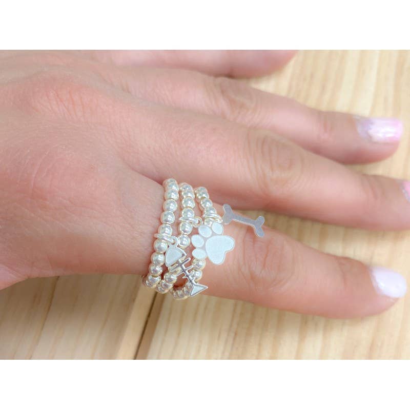 COM FORSA SL – Engroshandel Vedhæng/charm – Mini Bone vedhæng 5X12Mm 925 Sølv0