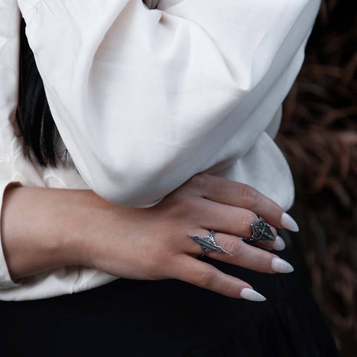 Lively Ghosts - Wholesale Cocktail/Statement Ring - Darkwater Ring13