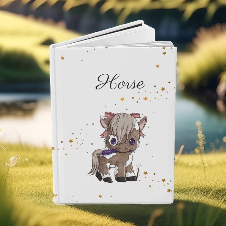 Galloping Zodiac Constellation notitieboek met harde kaft: Scribble in Equine Elegance! voor wholesale door Celestia Libra Creative