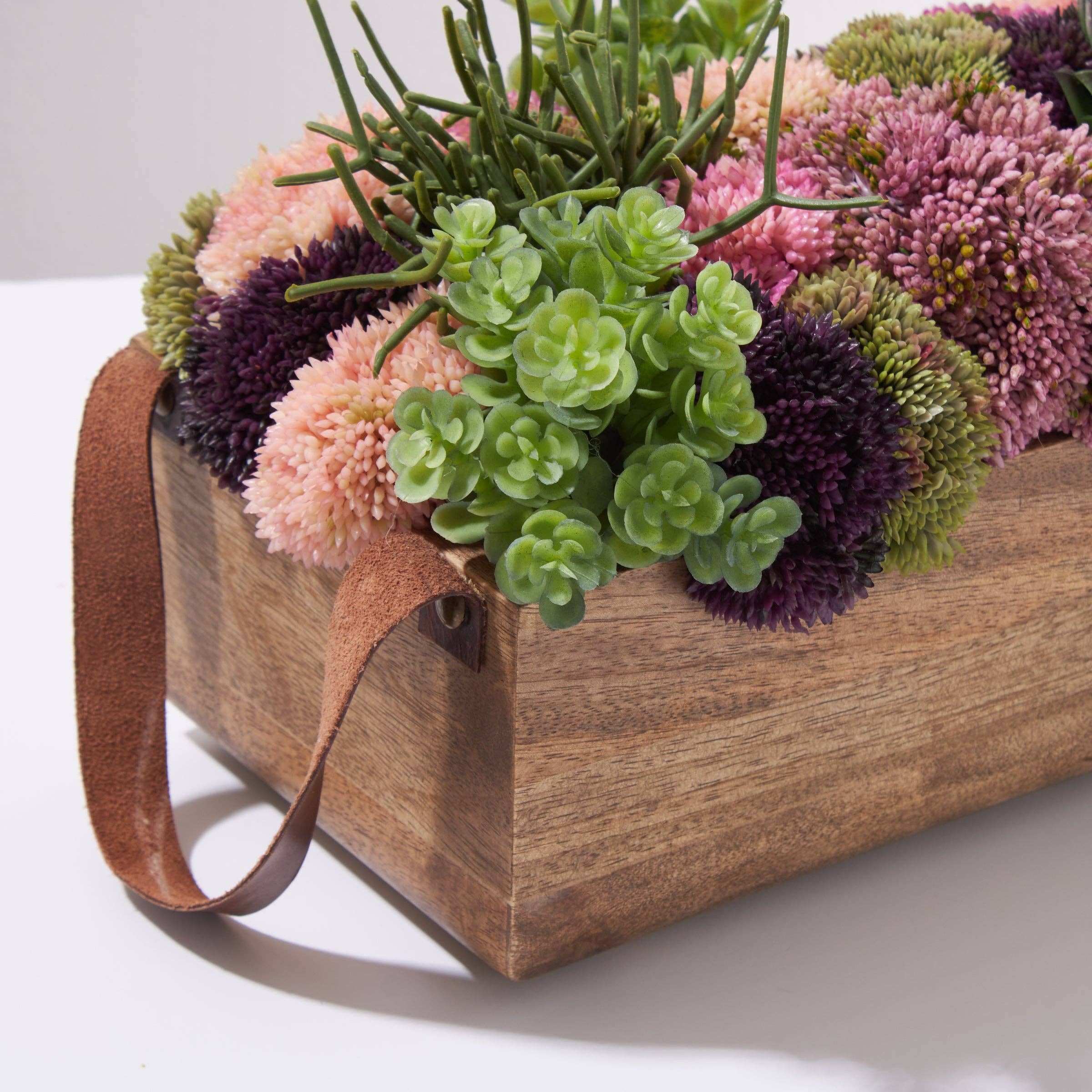 Fauxever Florals - Wholesale Artificial Flowers - Wooden Trough Sedum3