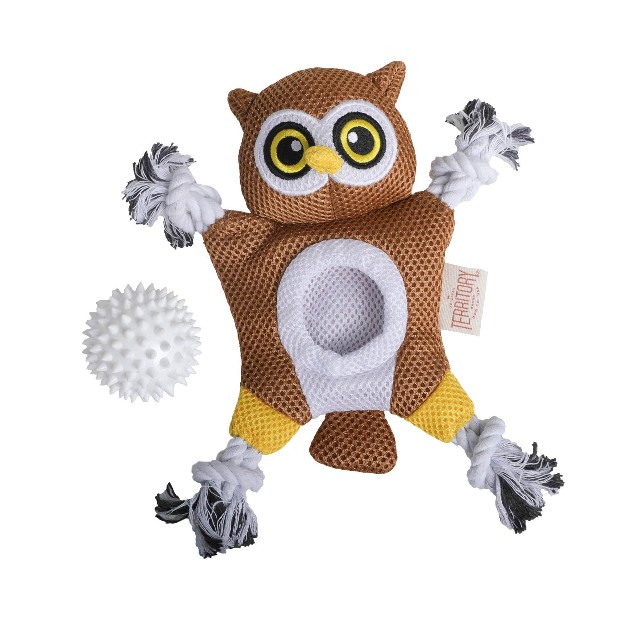 Original Territory - Wholesale Pet Plush Toy - Dog - Territory Owl 2-in-1 Dog Toy1